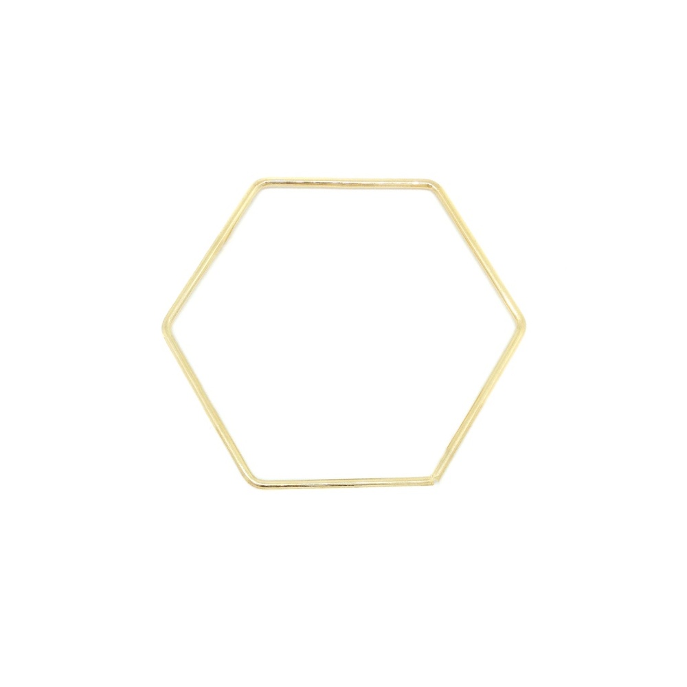 Bracelet Hexagon Gold